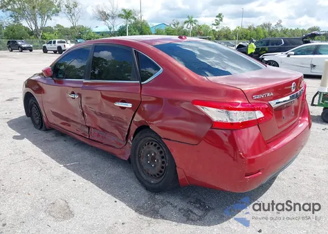 2015 Nissan Sentra Sv z USA, uszkodzony, nr VIN 3N1AB7AP8FY354501